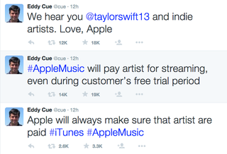 Illustration for article titled Taylor Swift was all, “Talk to the hand,” and Apple Music is like, “Sorry”